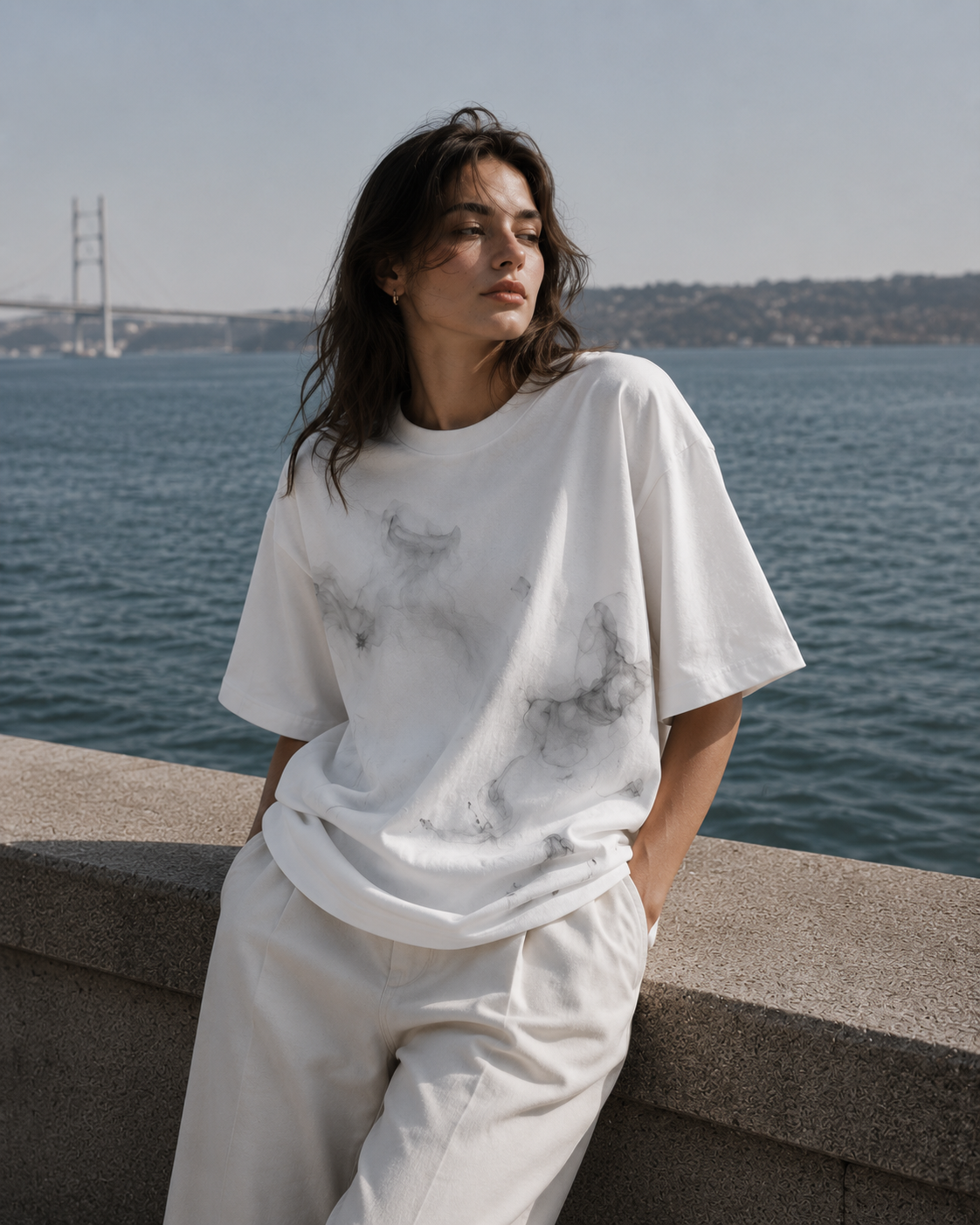 Silent Mist Oversized Tee
